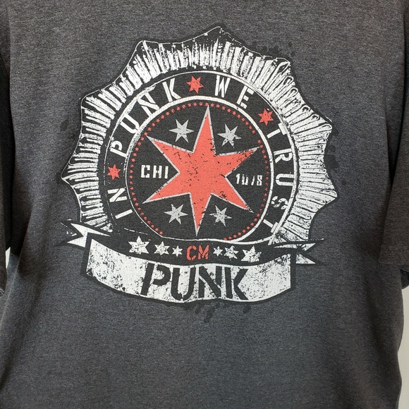 WWE Other - CM Punk Badge Authentic WWE Wrestling XL Shirt